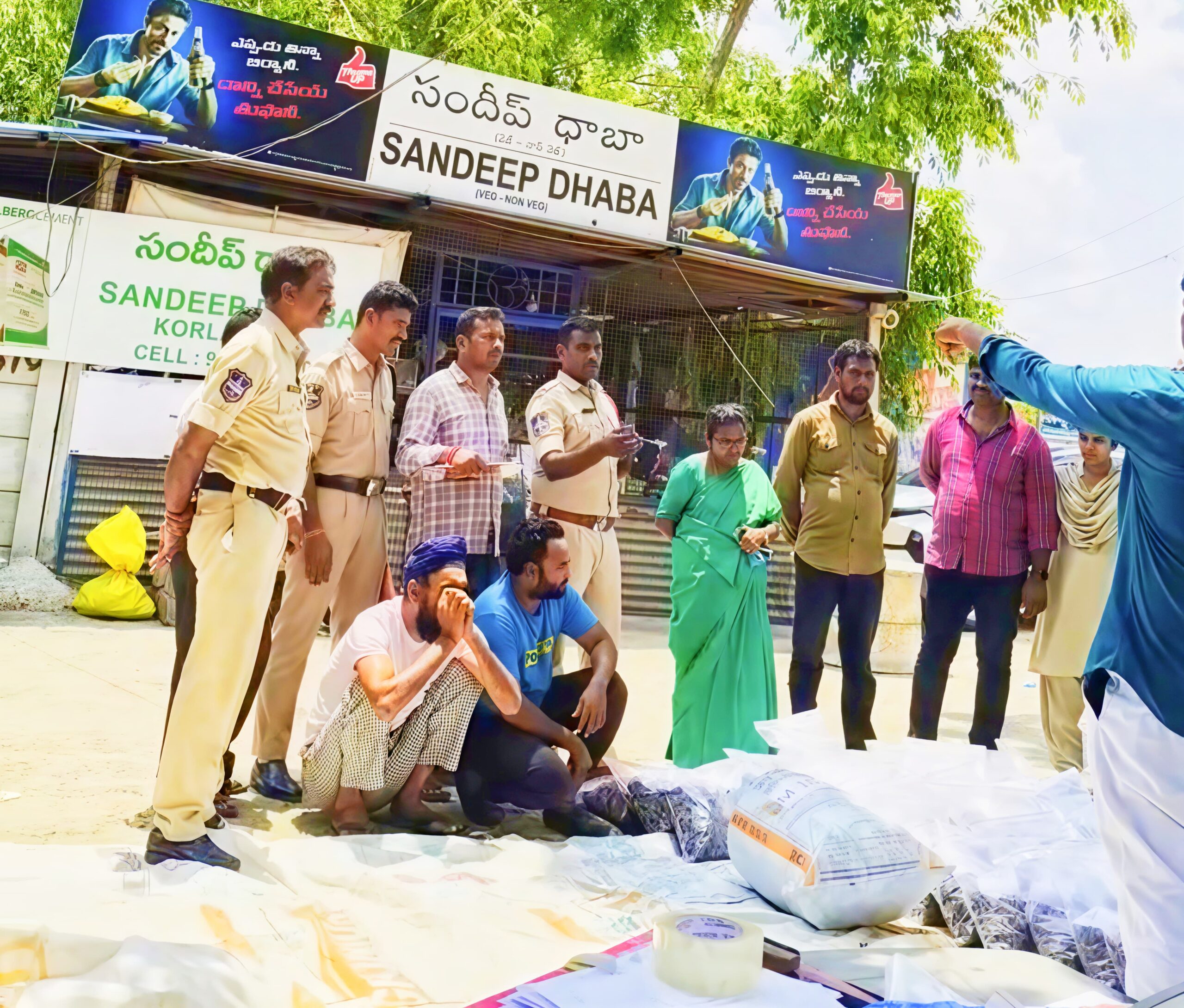 నల్గొండ జిల్లాలో భారీగా గంజాయి స్వాధీనం